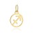 Zawieszka złota znak zodiaku STRZELEC