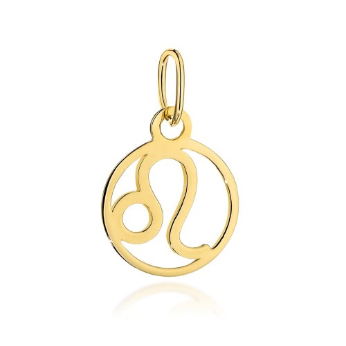 Zawieszka złota znak zodiaku LEW pr. 333