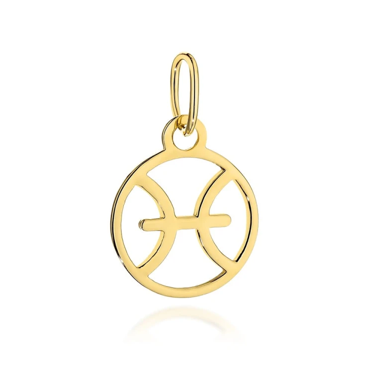 Zawieszka złota znak zodiaku RYBY pr. 333
