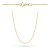 Łańcuszek złoty - splot rolo diamentowany 50 cm pr. 375