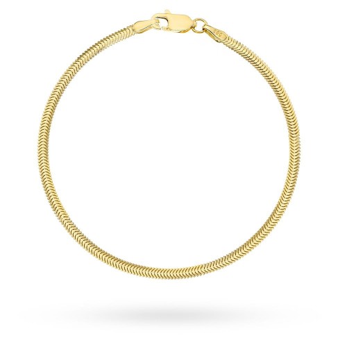 Bransoletka złota żmijka - 2,6 mm
